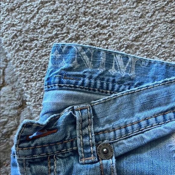 MEK Blue Boot Cut Jeans - Picture 5 of 6